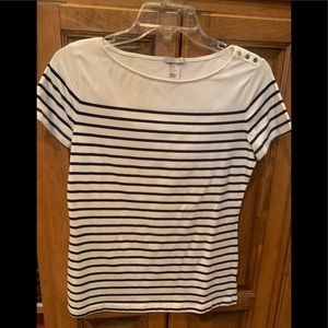 Short sleeved elastane cotton shirt